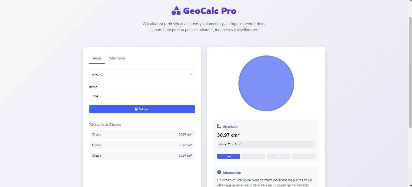 Geometry | Area and Volume Calculator