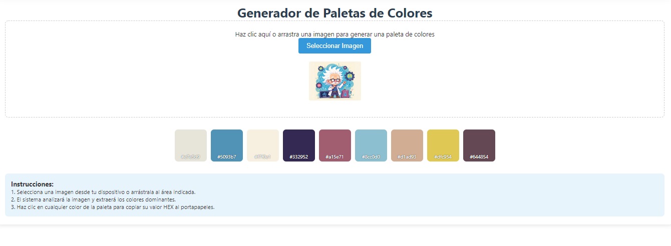 Image Color Palette Generator