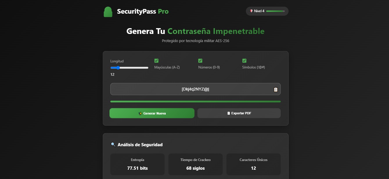Secure Password Generator