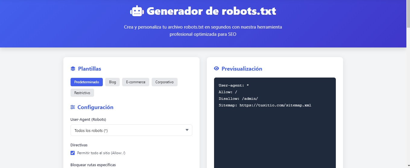 Robots.txt Generator