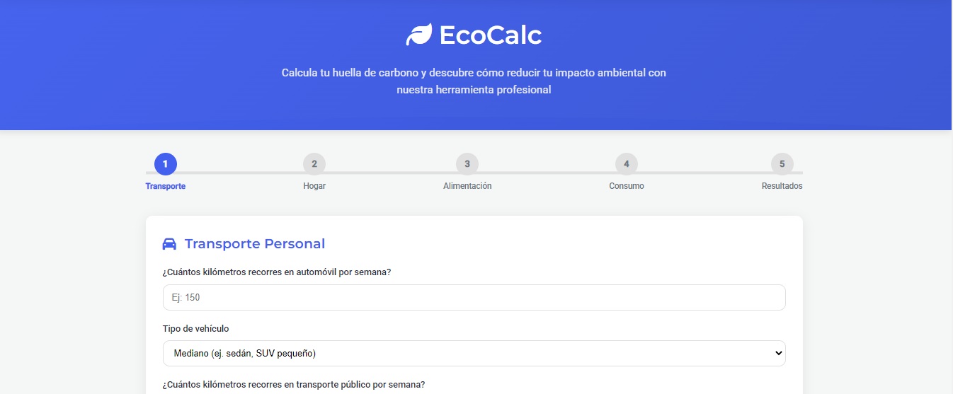 Carbon Footprint Calculator
