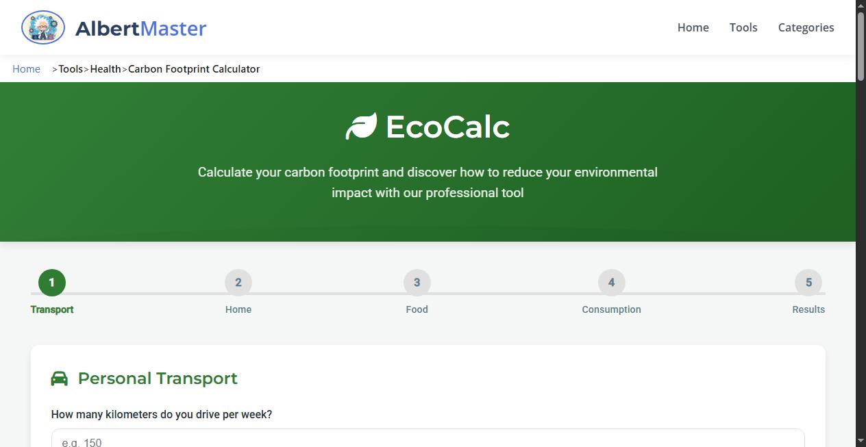 Carbon Footprint Calculator