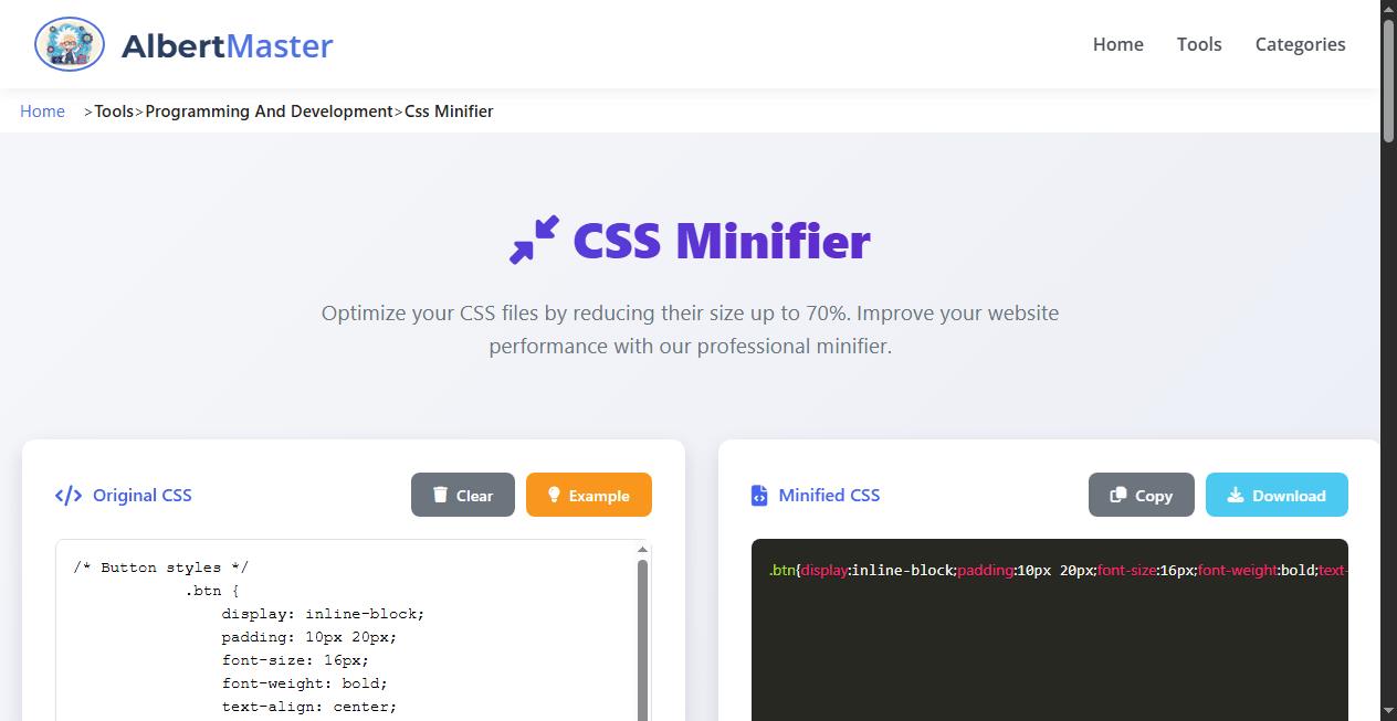 CSS Minifier
