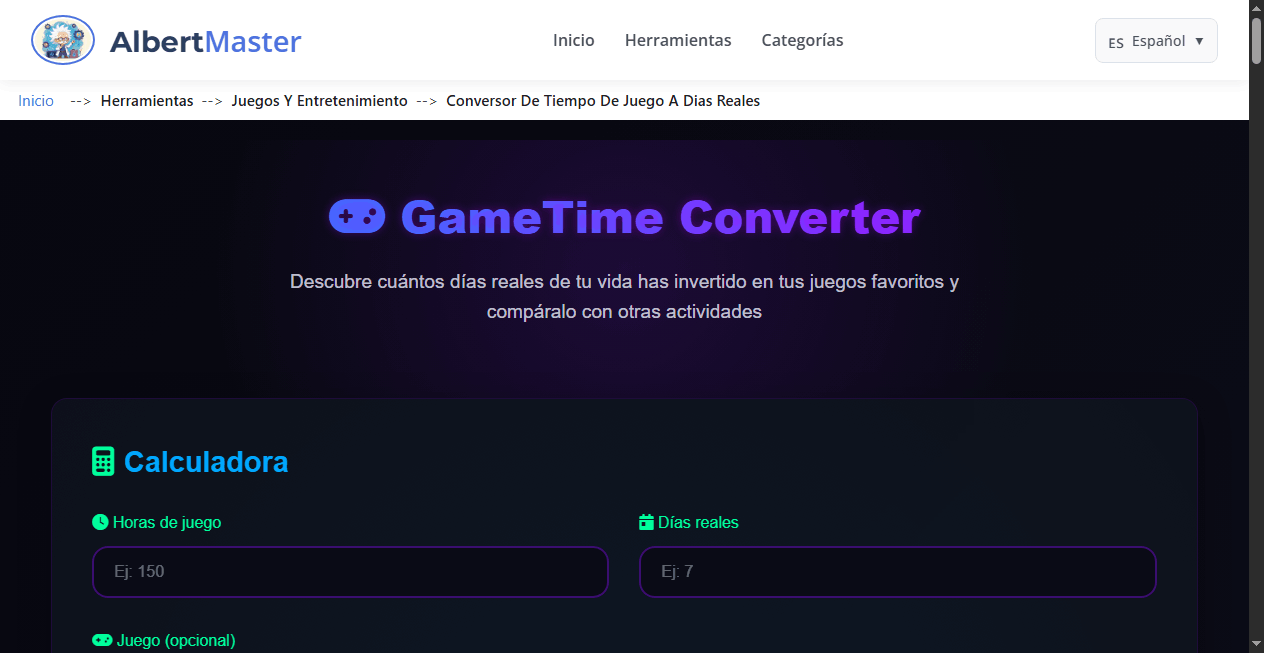 GameTime Converter