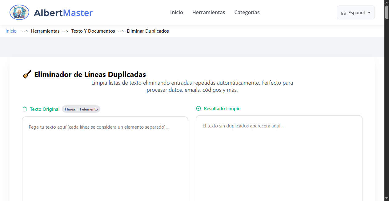 Eliminador de Duplicados