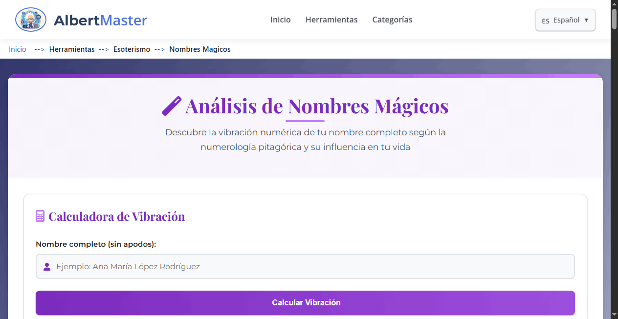 Tu Nombre Mágico