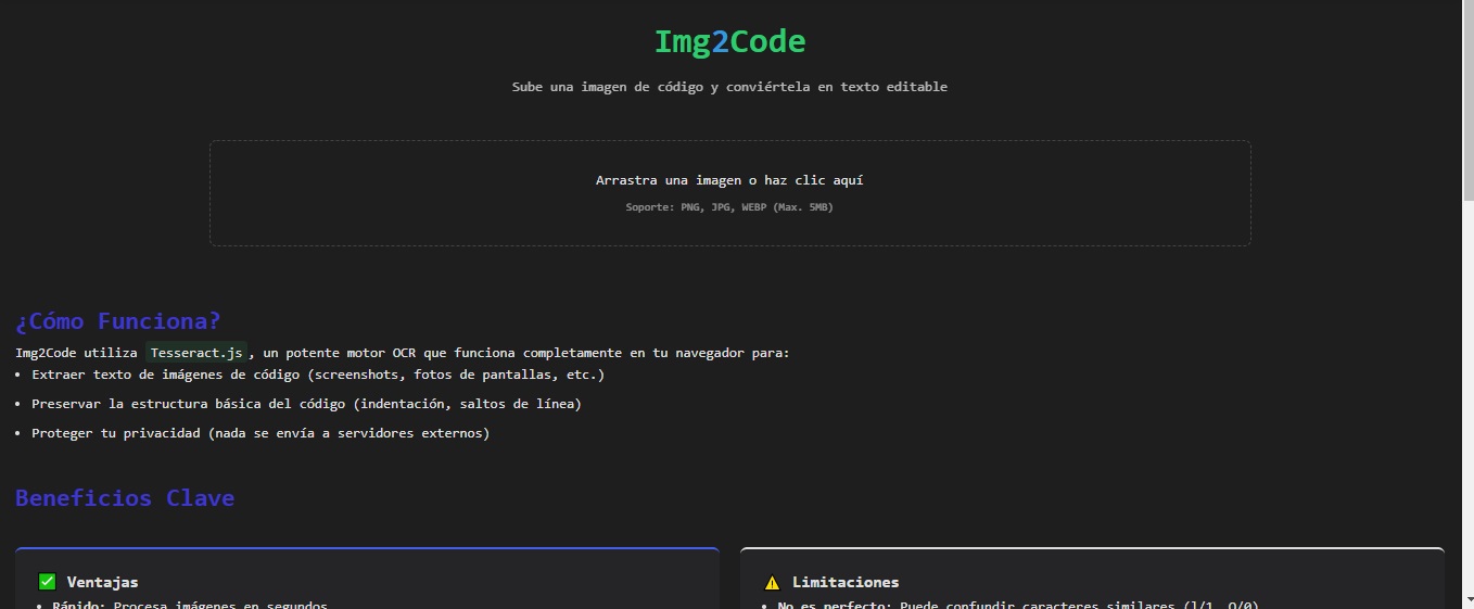 Img2Code | OCR for Utviklere